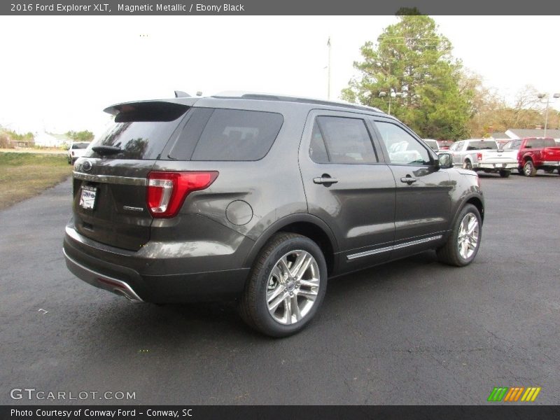 Magnetic Metallic / Ebony Black 2016 Ford Explorer XLT