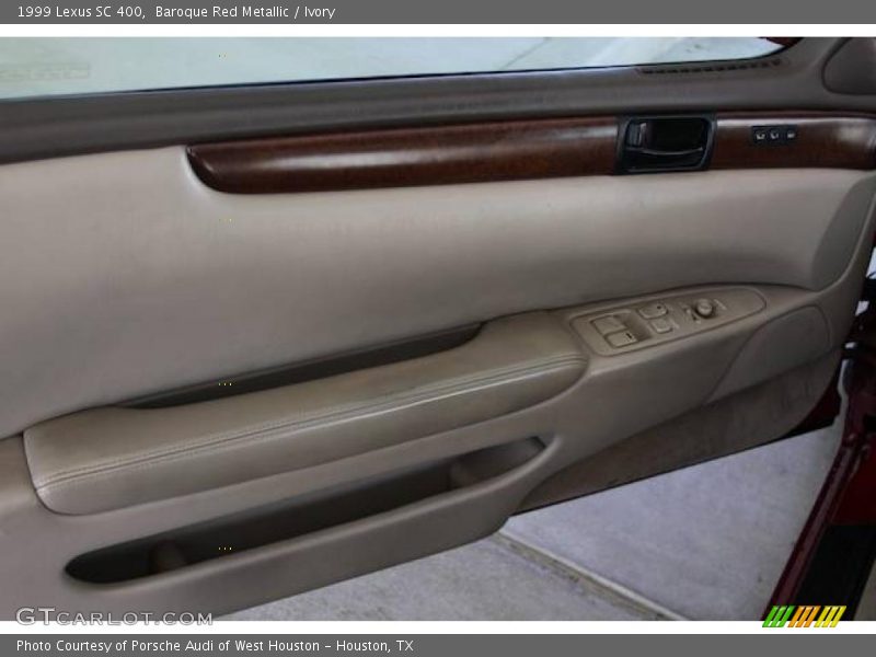 Baroque Red Metallic / Ivory 1999 Lexus SC 400