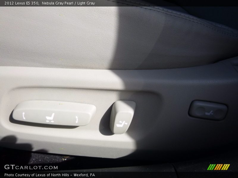 Nebula Gray Pearl / Light Gray 2012 Lexus ES 350