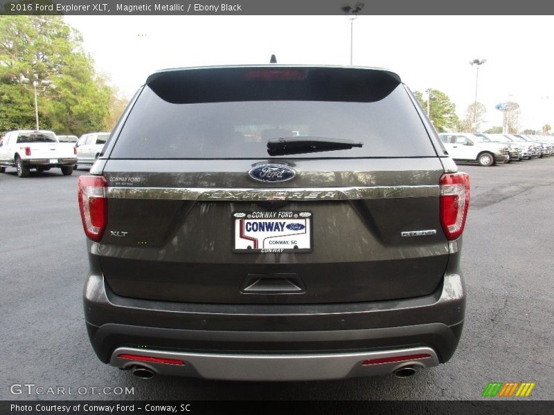 Magnetic Metallic / Ebony Black 2016 Ford Explorer XLT