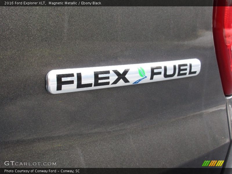 Magnetic Metallic / Ebony Black 2016 Ford Explorer XLT