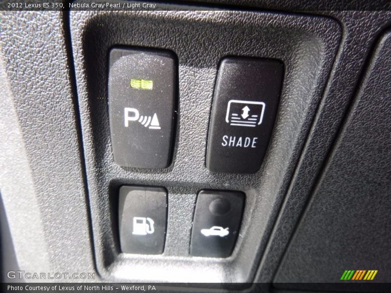 Nebula Gray Pearl / Light Gray 2012 Lexus ES 350