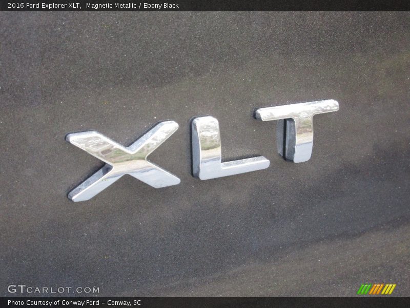 Magnetic Metallic / Ebony Black 2016 Ford Explorer XLT