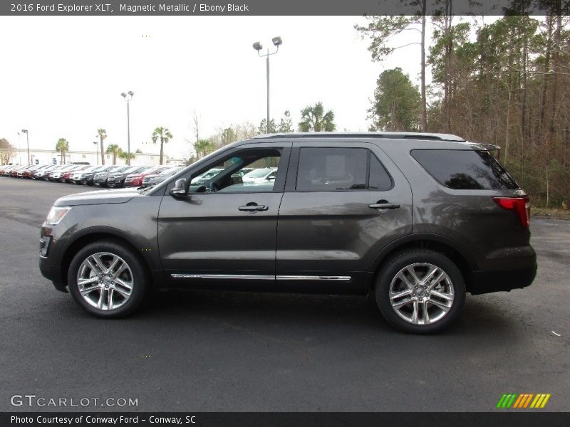 Magnetic Metallic / Ebony Black 2016 Ford Explorer XLT