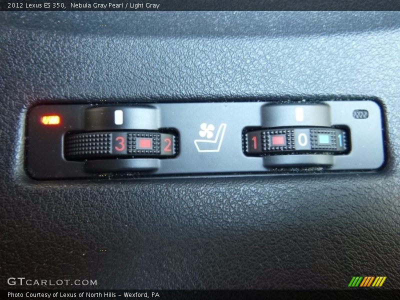 Nebula Gray Pearl / Light Gray 2012 Lexus ES 350