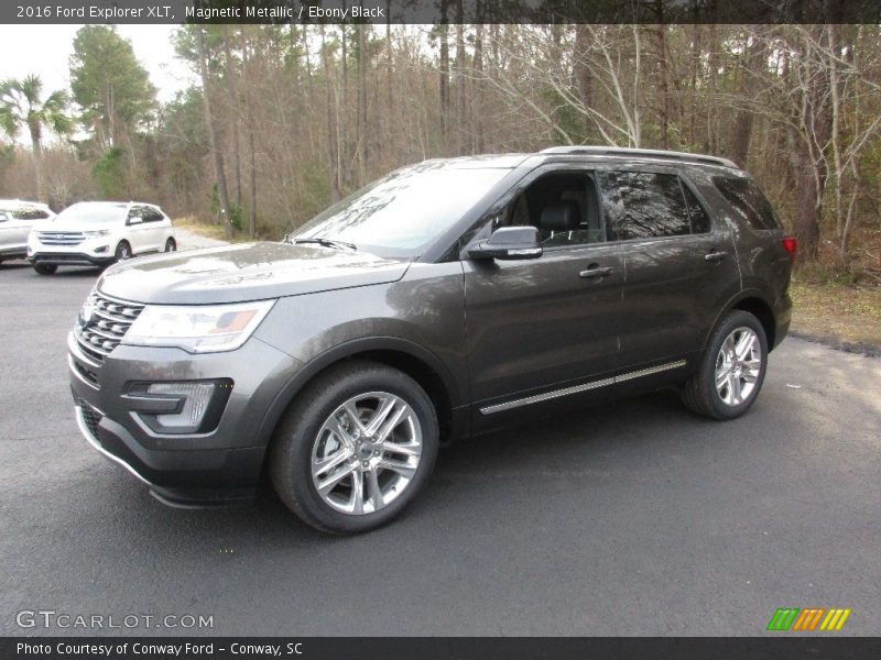 Magnetic Metallic / Ebony Black 2016 Ford Explorer XLT