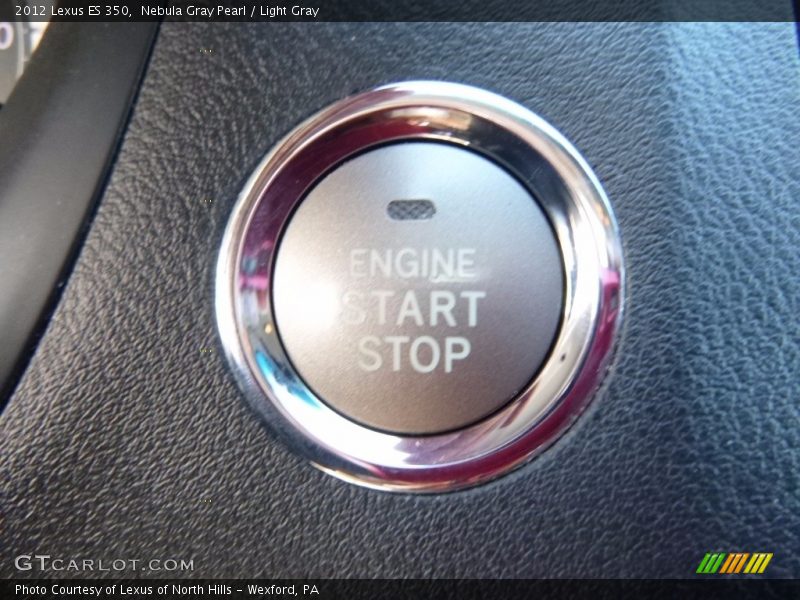 Nebula Gray Pearl / Light Gray 2012 Lexus ES 350