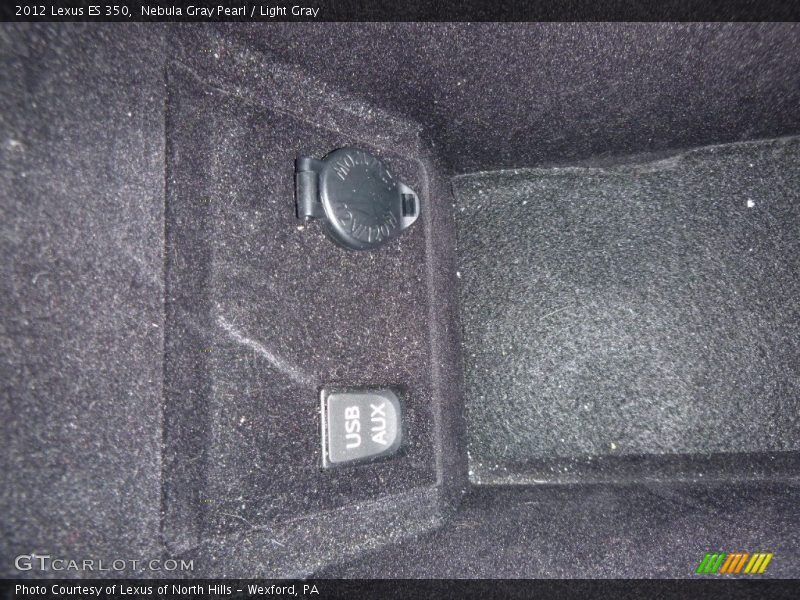 Nebula Gray Pearl / Light Gray 2012 Lexus ES 350