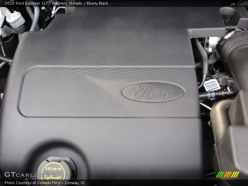Magnetic Metallic / Ebony Black 2016 Ford Explorer XLT