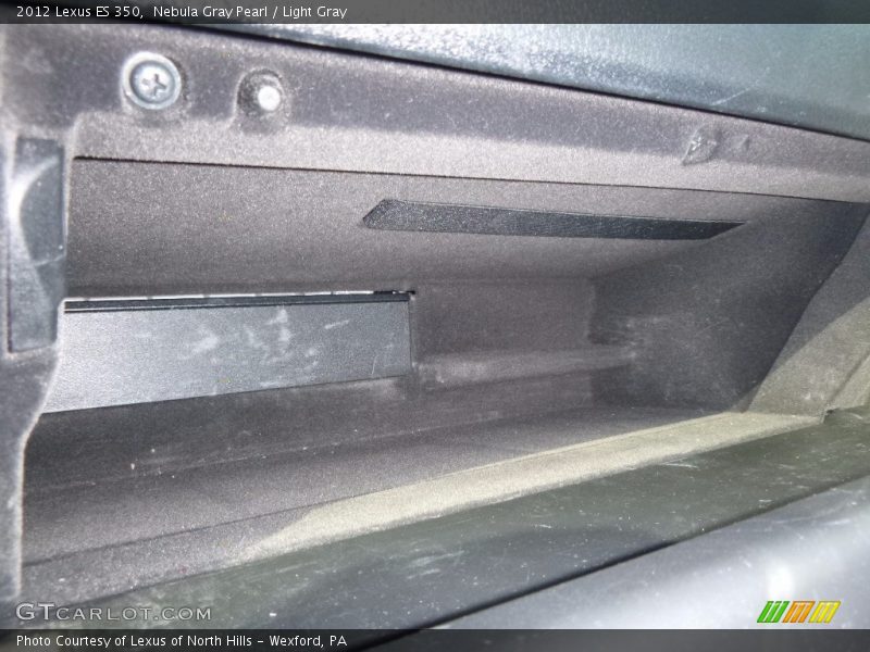 Nebula Gray Pearl / Light Gray 2012 Lexus ES 350