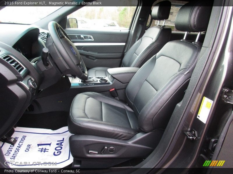 Magnetic Metallic / Ebony Black 2016 Ford Explorer XLT