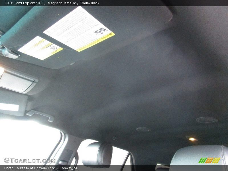 Magnetic Metallic / Ebony Black 2016 Ford Explorer XLT