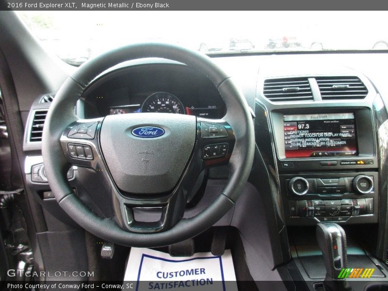 Magnetic Metallic / Ebony Black 2016 Ford Explorer XLT