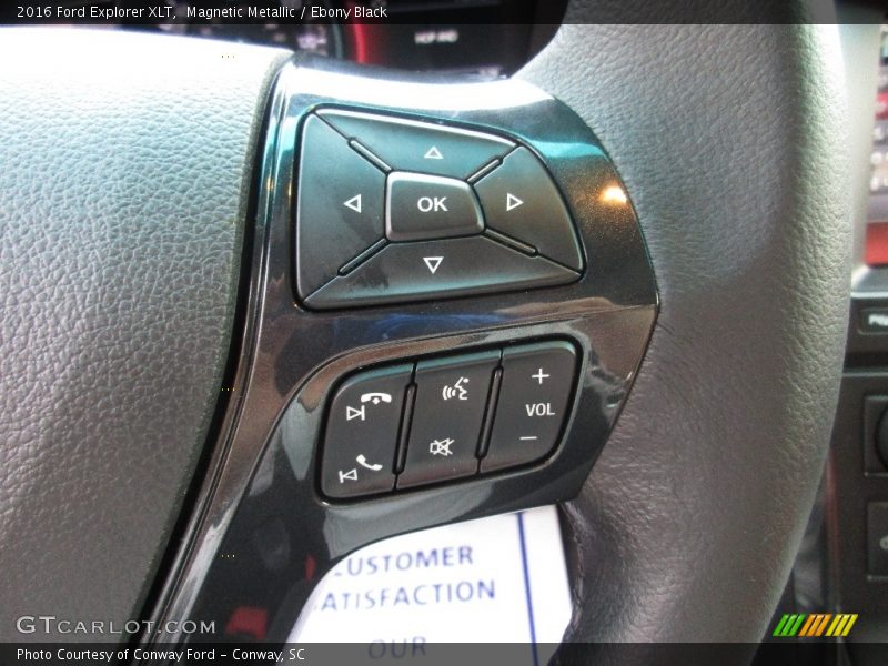 Magnetic Metallic / Ebony Black 2016 Ford Explorer XLT