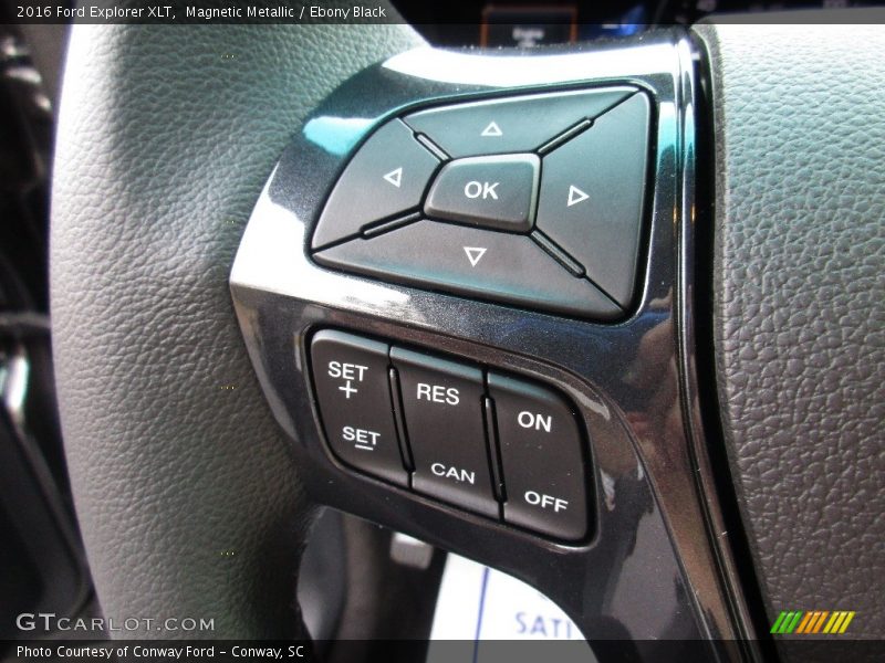 Magnetic Metallic / Ebony Black 2016 Ford Explorer XLT