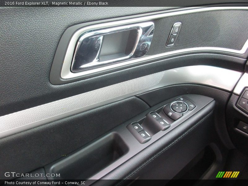 Magnetic Metallic / Ebony Black 2016 Ford Explorer XLT