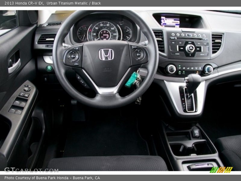 Urban Titanium Metallic / Black 2013 Honda CR-V EX