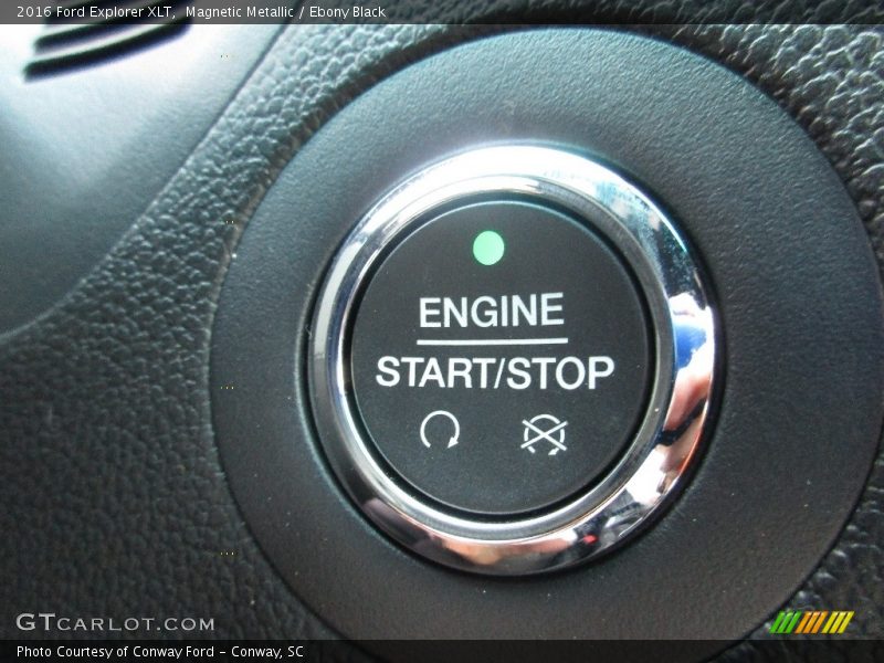 Magnetic Metallic / Ebony Black 2016 Ford Explorer XLT