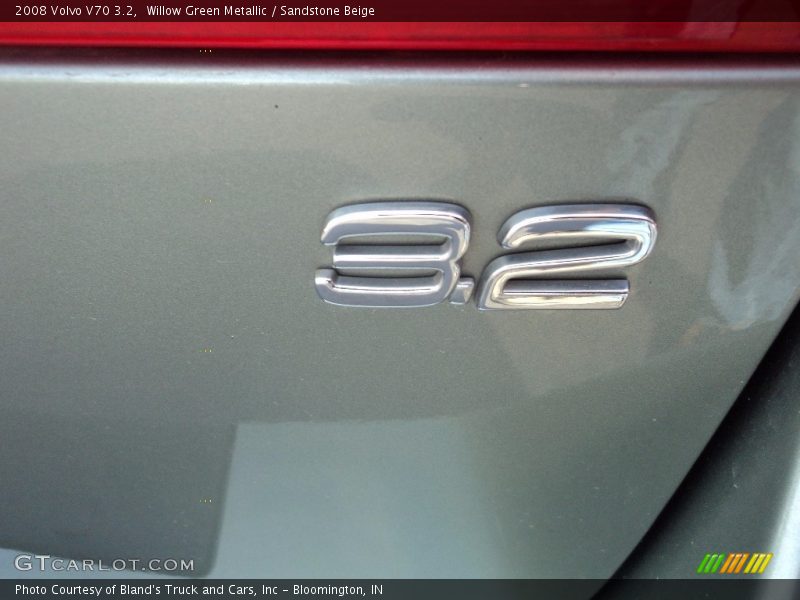 Willow Green Metallic / Sandstone Beige 2008 Volvo V70 3.2