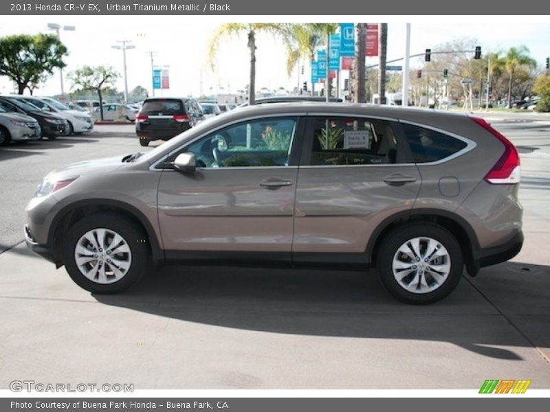 Urban Titanium Metallic / Black 2013 Honda CR-V EX