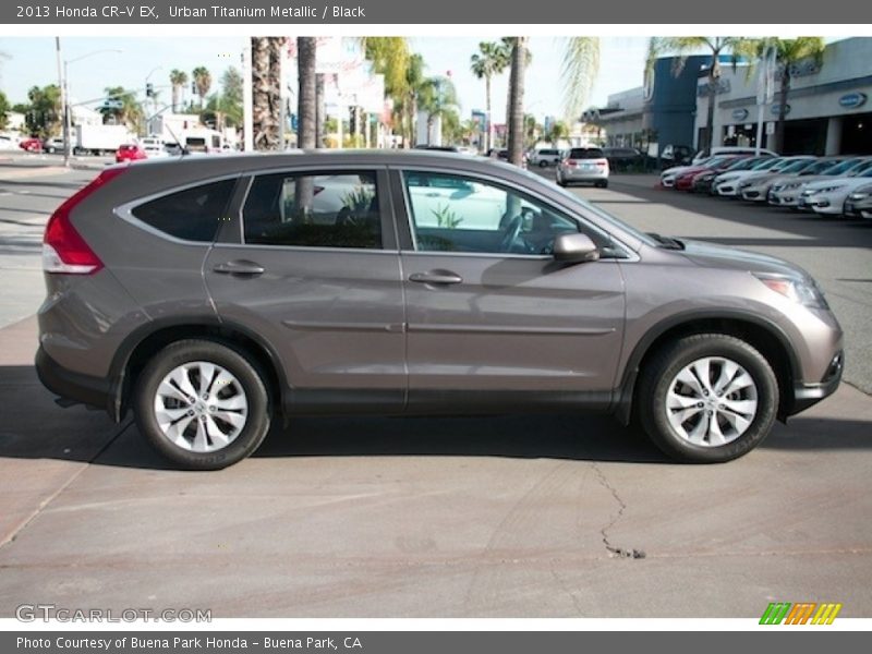 Urban Titanium Metallic / Black 2013 Honda CR-V EX