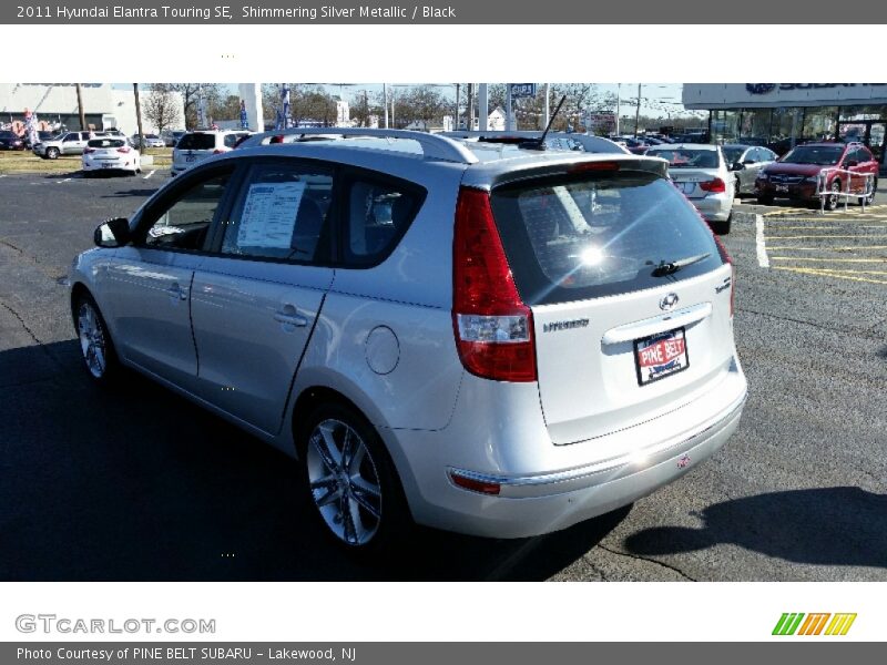 Shimmering Silver Metallic / Black 2011 Hyundai Elantra Touring SE