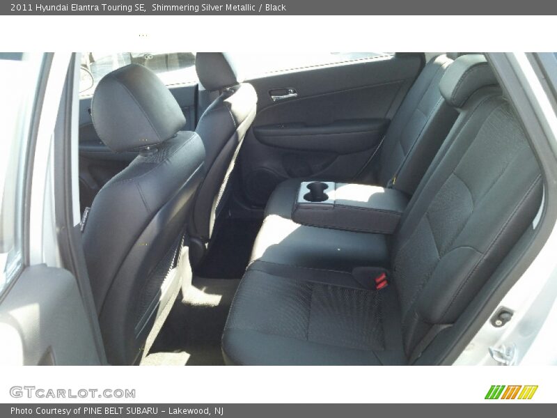 Shimmering Silver Metallic / Black 2011 Hyundai Elantra Touring SE