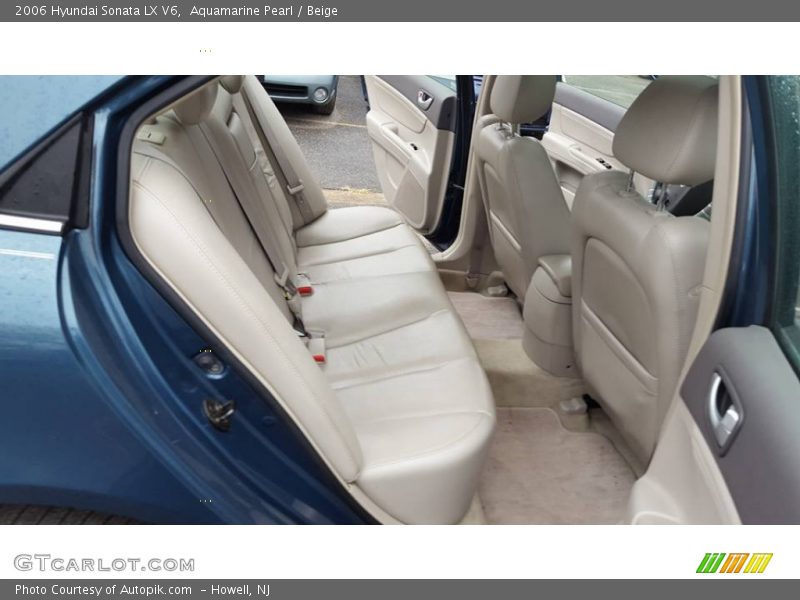 Aquamarine Pearl / Beige 2006 Hyundai Sonata LX V6