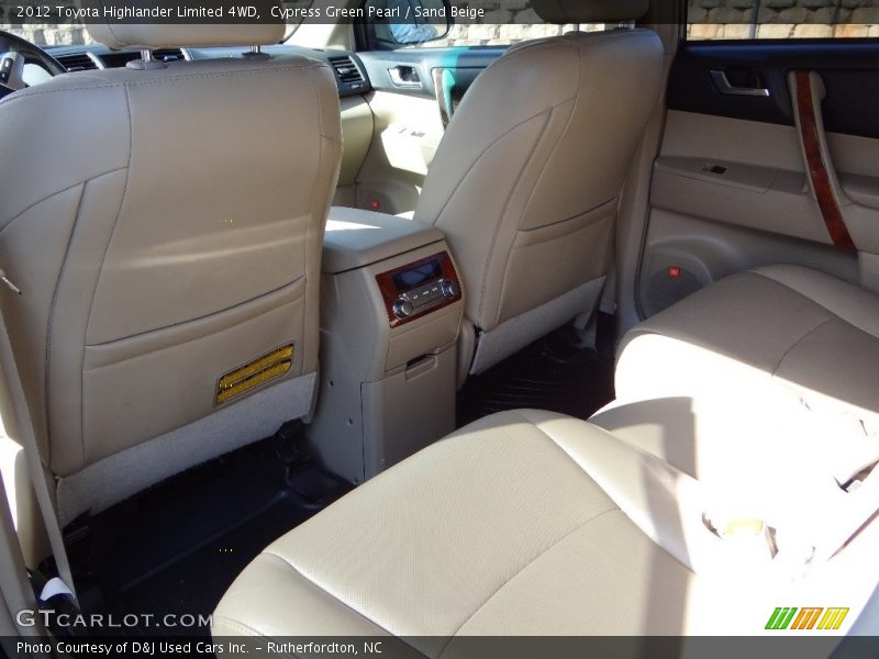 Cypress Green Pearl / Sand Beige 2012 Toyota Highlander Limited 4WD