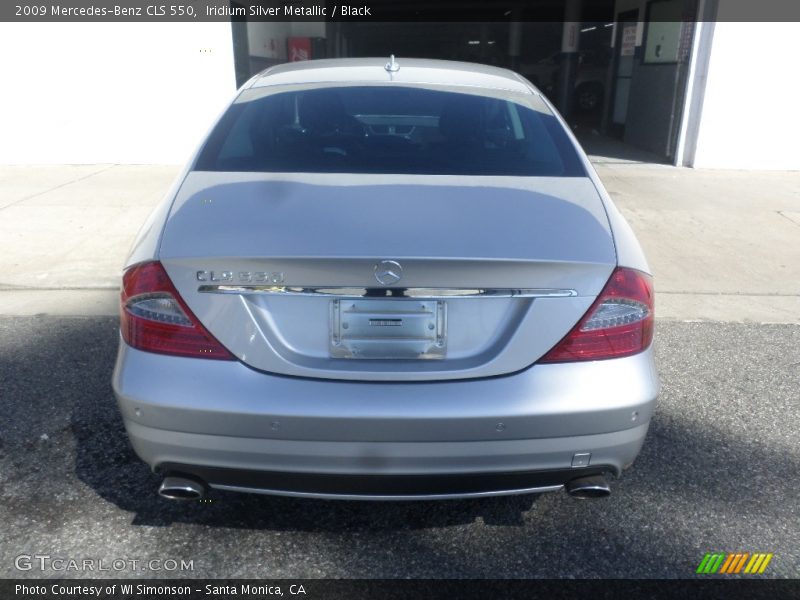 Iridium Silver Metallic / Black 2009 Mercedes-Benz CLS 550