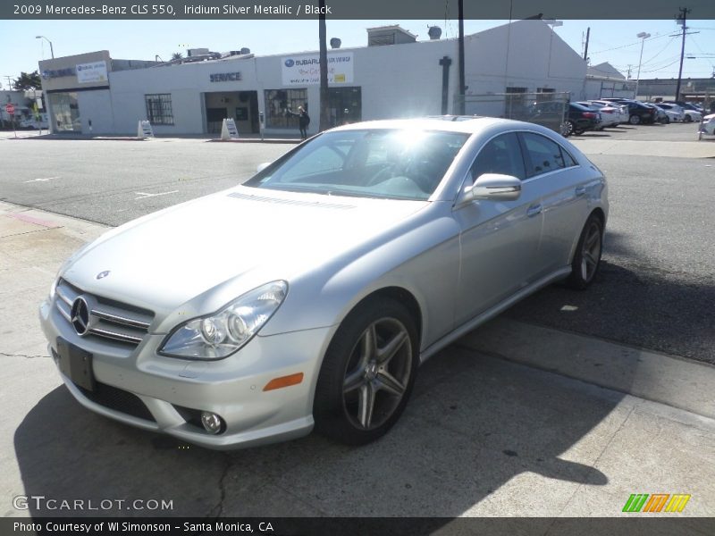 Iridium Silver Metallic / Black 2009 Mercedes-Benz CLS 550