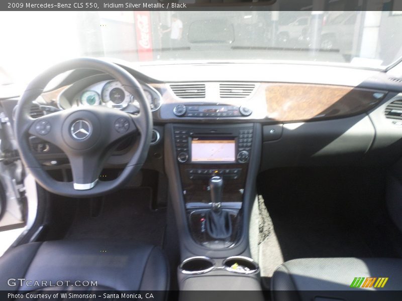 Iridium Silver Metallic / Black 2009 Mercedes-Benz CLS 550