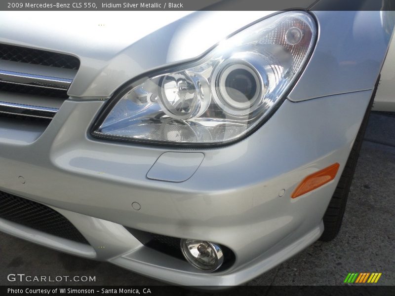 Iridium Silver Metallic / Black 2009 Mercedes-Benz CLS 550