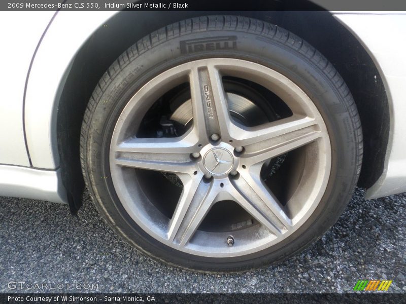 Iridium Silver Metallic / Black 2009 Mercedes-Benz CLS 550