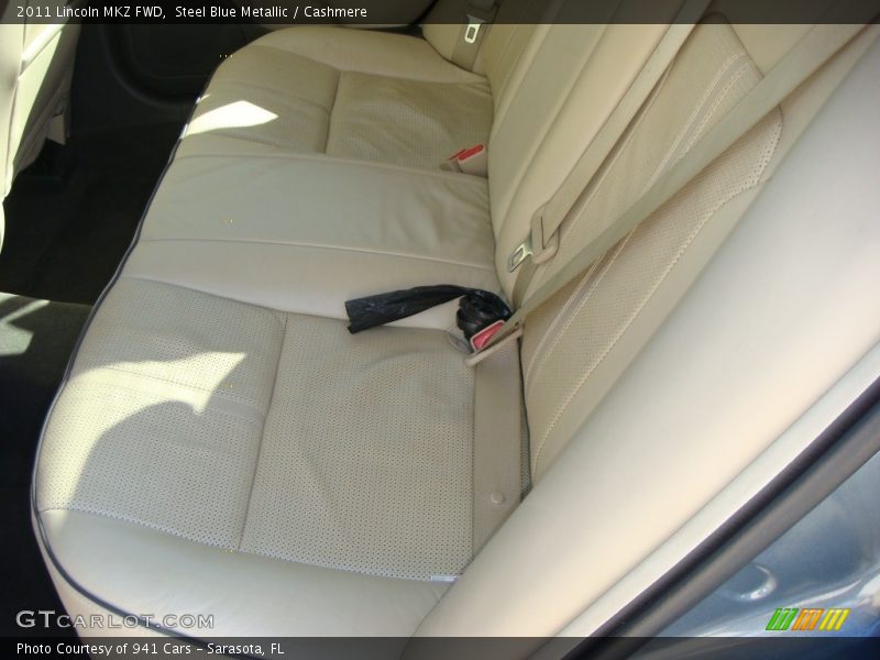 Steel Blue Metallic / Cashmere 2011 Lincoln MKZ FWD