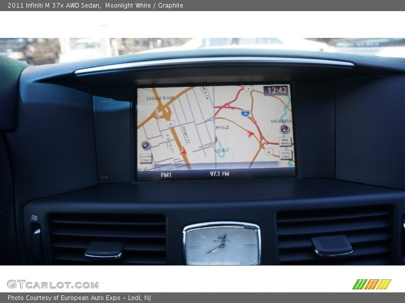 Moonlight White / Graphite 2011 Infiniti M 37x AWD Sedan