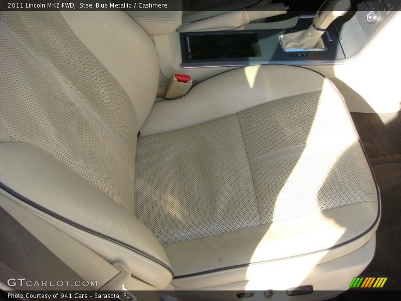 Steel Blue Metallic / Cashmere 2011 Lincoln MKZ FWD
