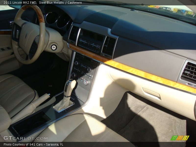 Steel Blue Metallic / Cashmere 2011 Lincoln MKZ FWD