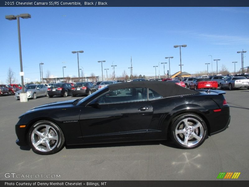 Black / Black 2015 Chevrolet Camaro SS/RS Convertible