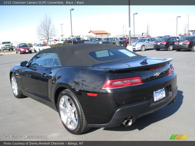 Black / Black 2015 Chevrolet Camaro SS/RS Convertible