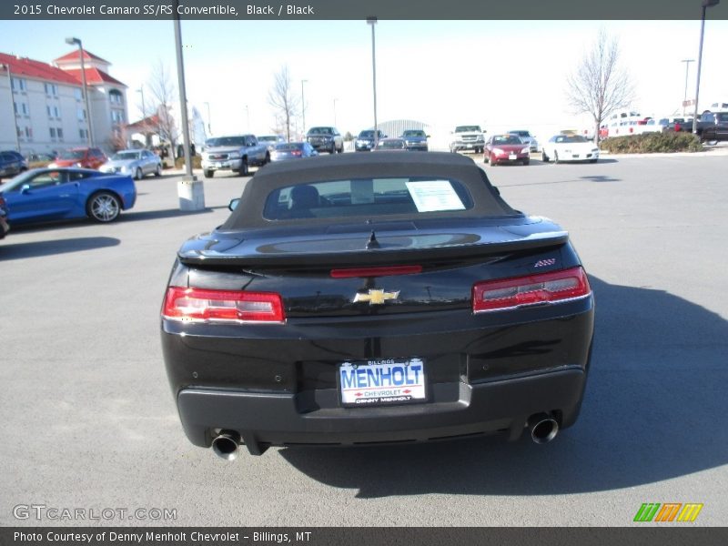 Black / Black 2015 Chevrolet Camaro SS/RS Convertible