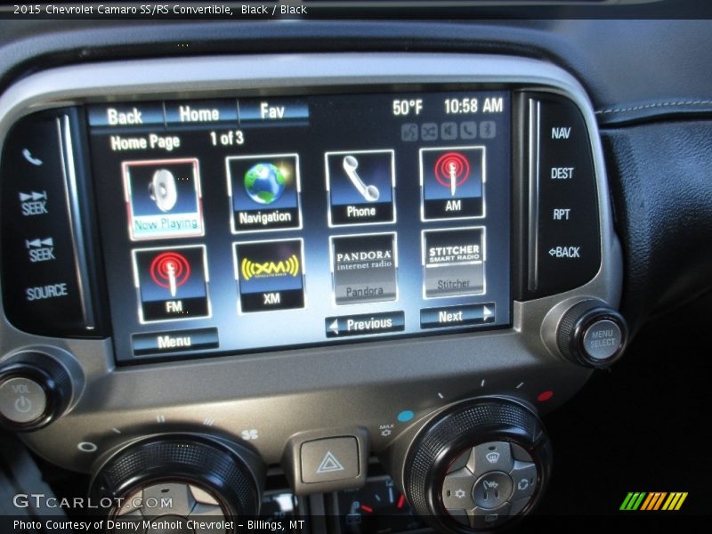 Black / Black 2015 Chevrolet Camaro SS/RS Convertible