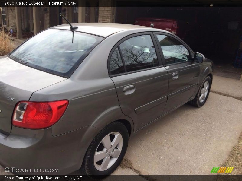 Titanium / Gray 2010 Kia Rio LX Sedan