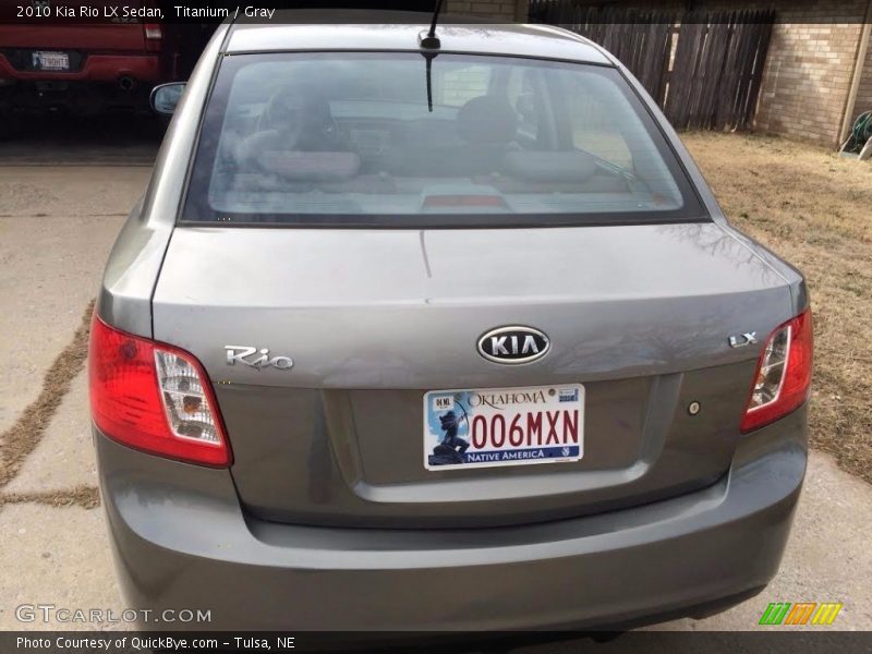 Titanium / Gray 2010 Kia Rio LX Sedan