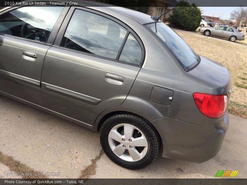 Titanium / Gray 2010 Kia Rio LX Sedan