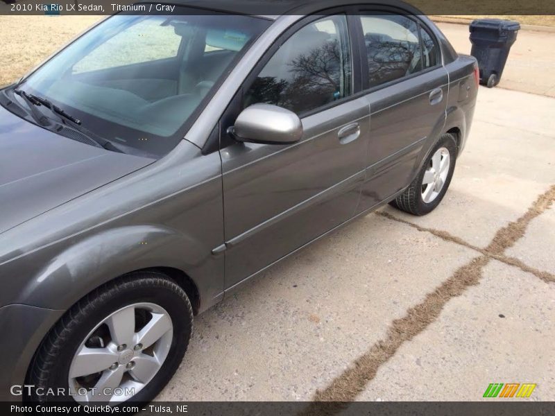 Titanium / Gray 2010 Kia Rio LX Sedan