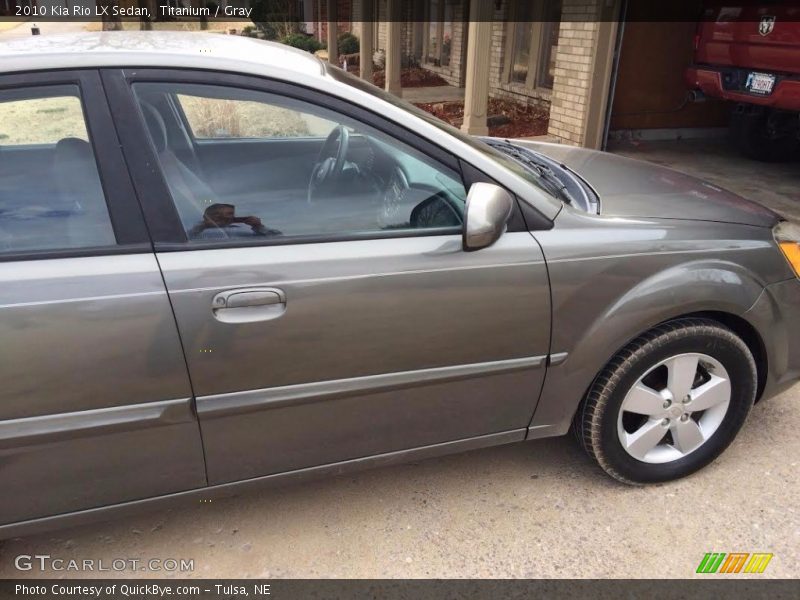Titanium / Gray 2010 Kia Rio LX Sedan