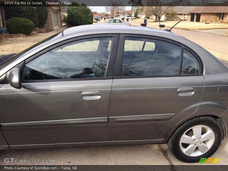 Titanium / Gray 2010 Kia Rio LX Sedan