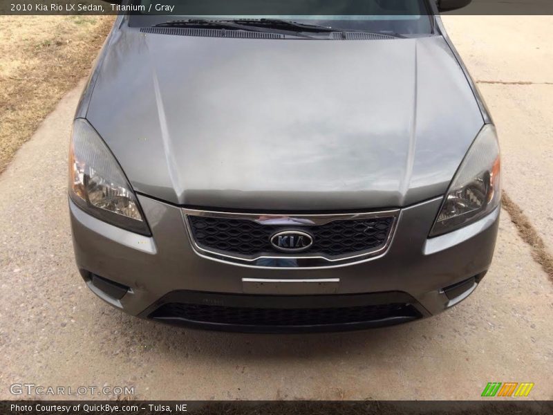 Titanium / Gray 2010 Kia Rio LX Sedan