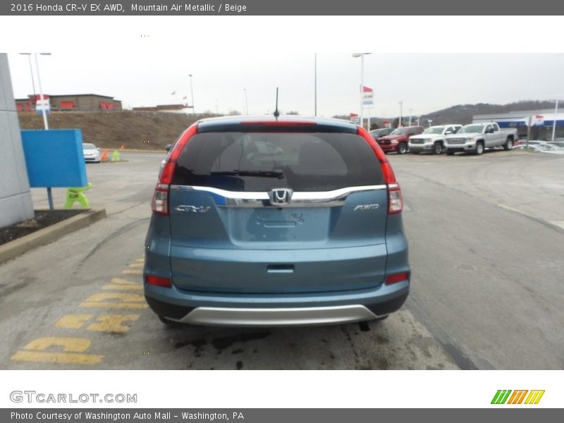 Mountain Air Metallic / Beige 2016 Honda CR-V EX AWD